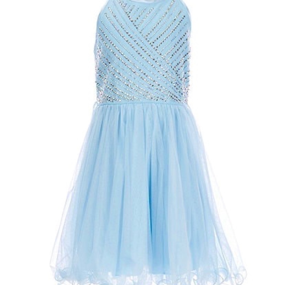 Fancy blue dress